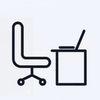 Hours of sitting at a desk icon